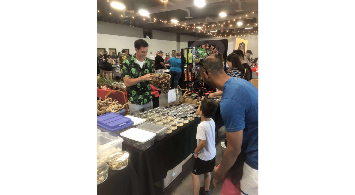 Family Visiting With Snake Vendor - List Image