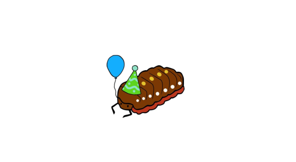 Isopod wearing a party hat - List Image