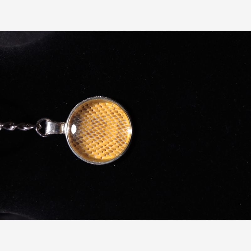 Kingsnake silver colored Keychain 
