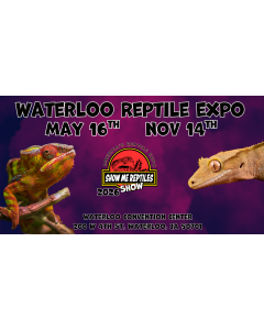 May 16
Nov 14 
America's Reptile Expo
Show Me Reptiles 2026 Show