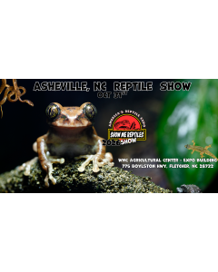 Asheville North Carolina Reptile SHoe 
October 31 
America's Reptile Expo
Show Me Reptiles 2026 Show