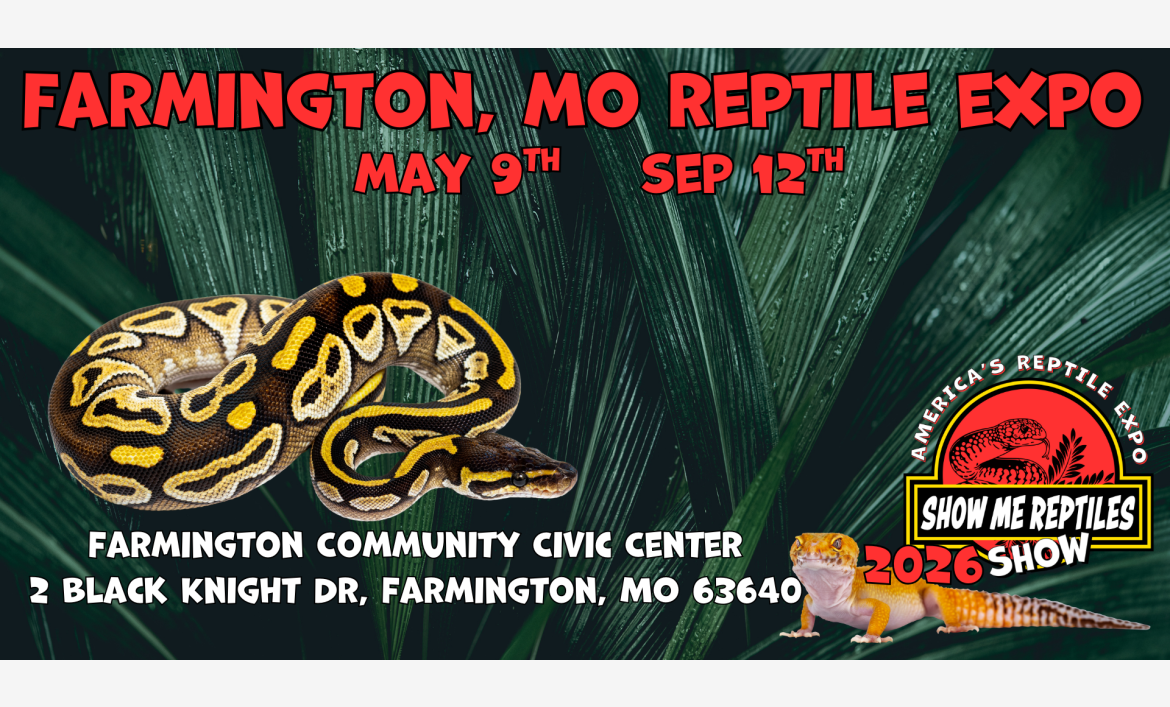 Farmington Missouri Reptile Show