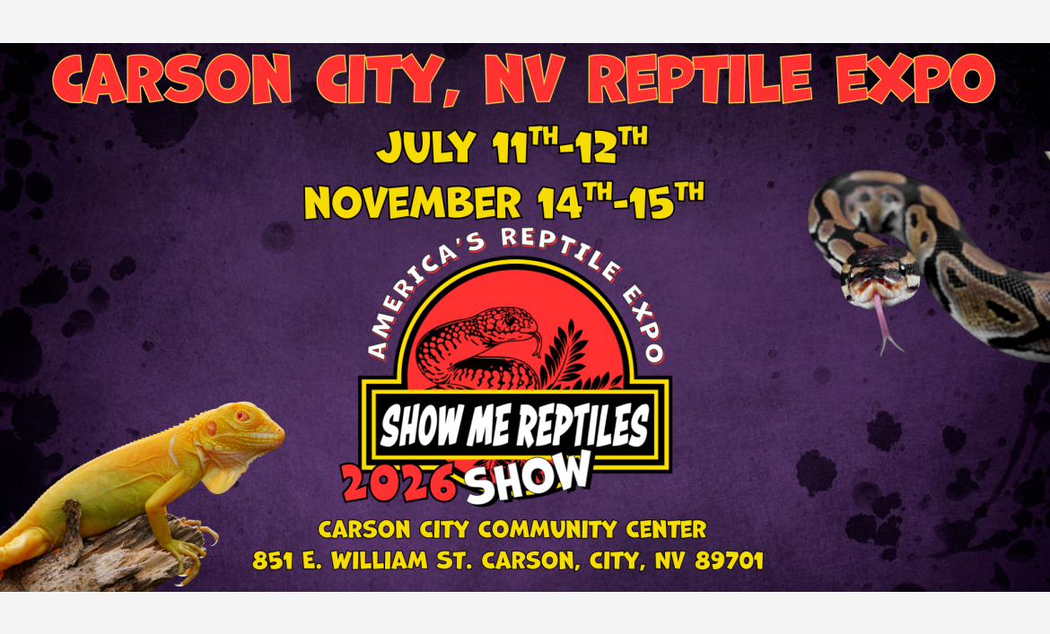 Carson City Nevada Reptile Show