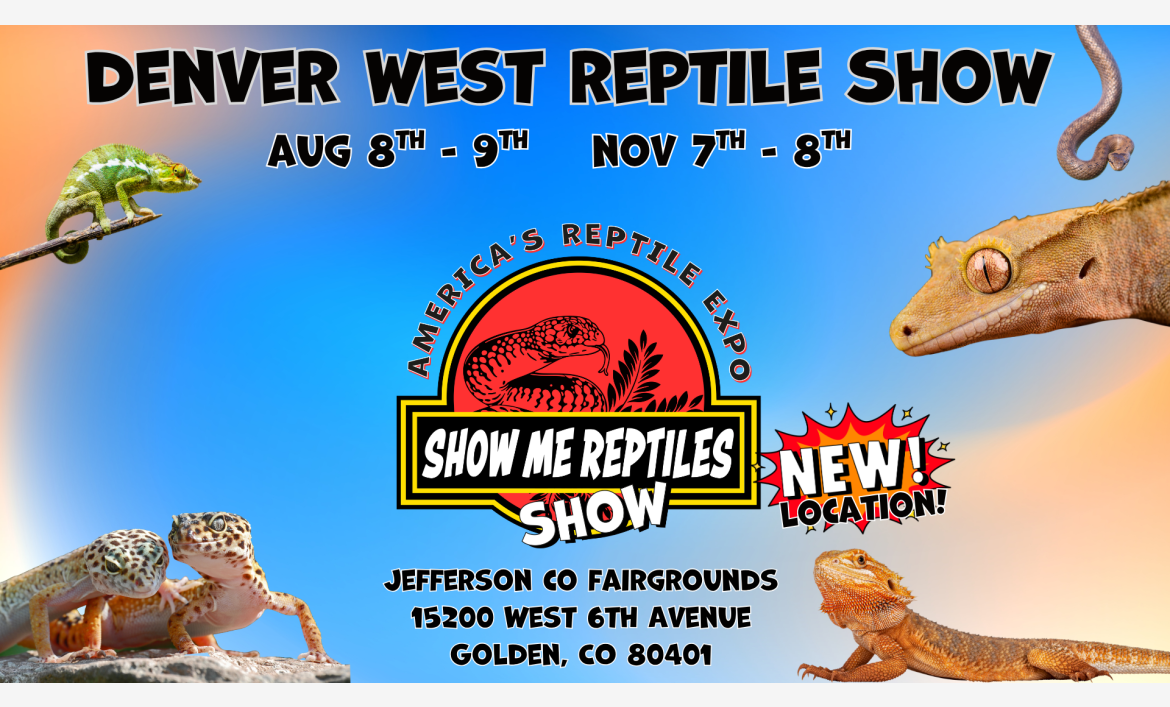 Denver West Colorado Reptile Show