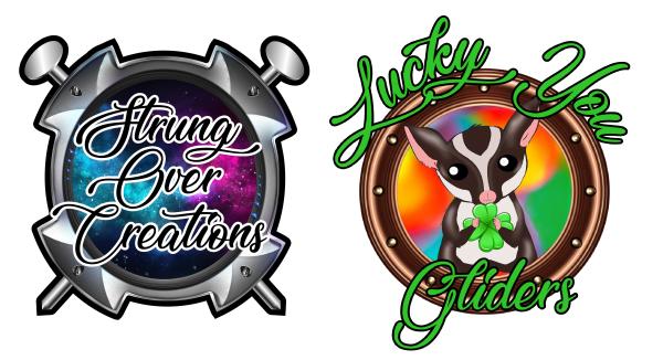 Lucky You Gliders & Strung Over Creations Logo