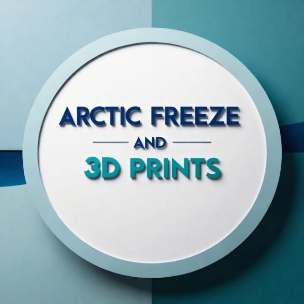 Arctic Freeze and 3D Prints Logo